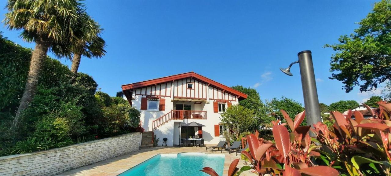 Chambre d'hôtes avec piscine au calme dans maison Basque Ascain Exterior foto